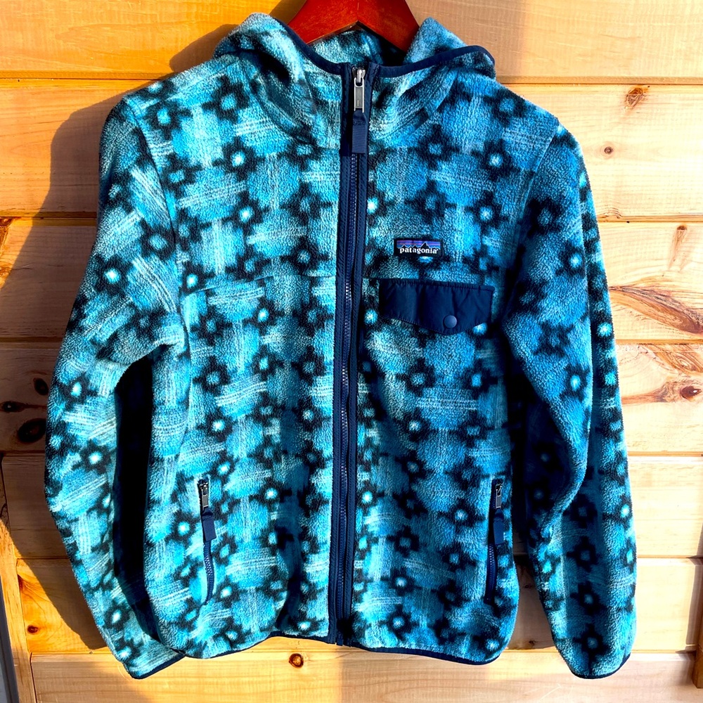 Patagonia Hooded Fleece Jacket Size M Women